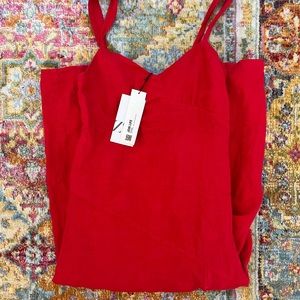 Zara summer red dress new with tags